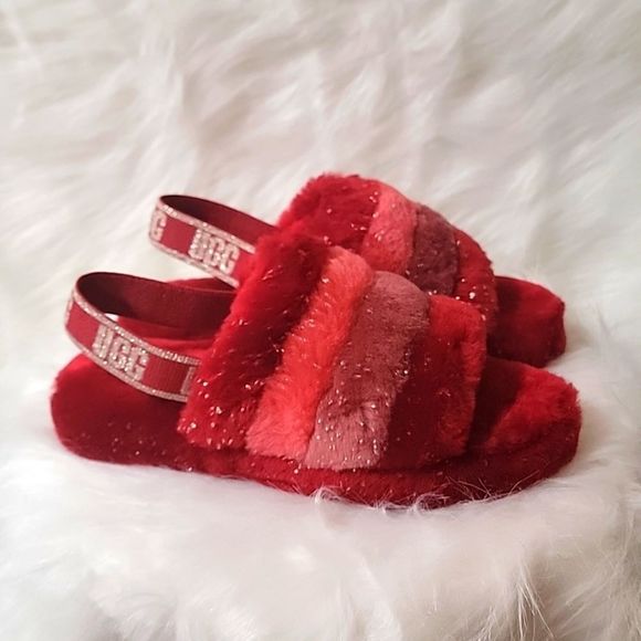 #14 RED GOLD SLIDES 7 WOMEN/ 5 KIDS - Picture 1 of 1